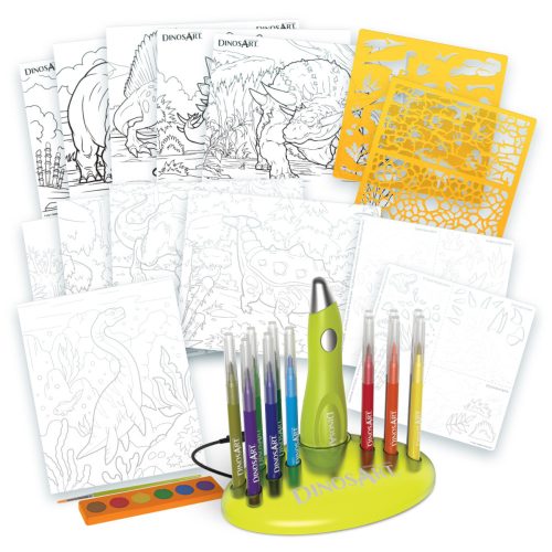 Stylo vaporisateur électrique à dessins DINOS ART loisirs créatifs dessin magasin de jouets à st pierre 97410 livraison la réunion 974