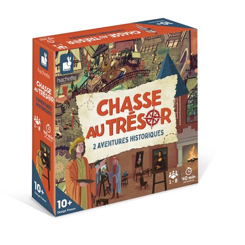 Jeu mini Chasse au trésor HISTOIRE JEU COOPÉRATIF Jeu de société revendeur officiel JANOD magasin de jouet en bois à st pierre 97410 livraison LA REUNION 974