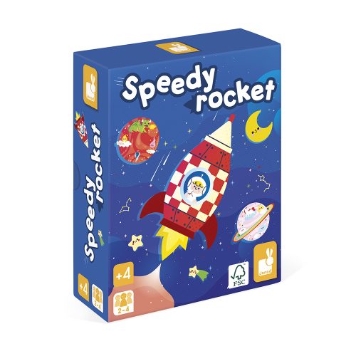 Jeu Speedy Rocket JEU D'ADRESSE revendeur JANOD jeu de société pour enfant et petits saint pierre reunion magasin de jouet pour enfant ile de la reunion 974