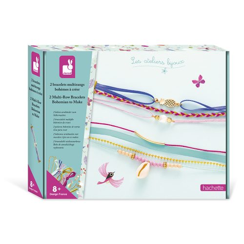 Kit Créatif pour 2 Bracelets Multirangs BOHÈME revendeur JANOD saint pierre reunion magasin de jouet pour enfant ile de la reunion 974 loisir créatif