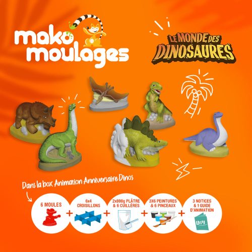 Box animation anniversaire MAKO MOULAGES boutique de jouets original et tendance pour enfant saint pierre livraison réunion 974 REVENDEUR MAKO MOULAGE