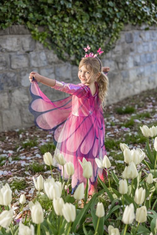 Robe PAPILLON avec ailes Déguisement enfant lavable en machine boutique jouets déguisement pour enfant saint pierre ILE DE LA REUNION livraison sur tout l'ile 974 fille