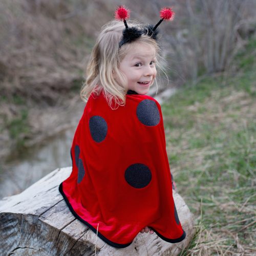 Cape enfant coccinelle LADYBUG Déguisement enfant lavable en machine boutique jouets déguisement pour enfant saint pierre ILE DE LA REUNION livraison sur tout l'ile 974 fille garçon