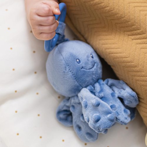 Peluche pieuvre vibrante peluche d'éveil pour bébé NATTOU magasin de puériculture à st pierre 97410 livraison La Réunion 974