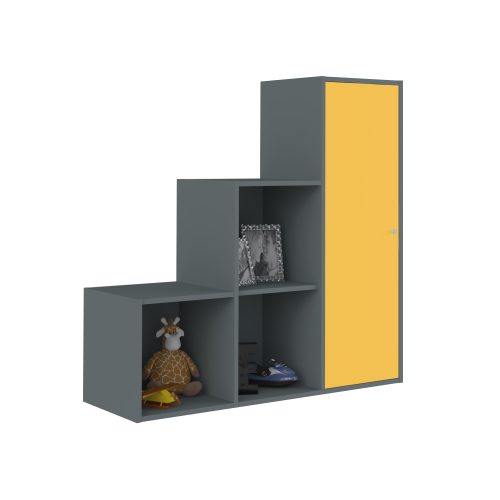 Casier de rangement modulable SNOW avec porte incluse mobilier enfant déco chambre d'enfants à st pierre 97410 livraison La Réunion 974