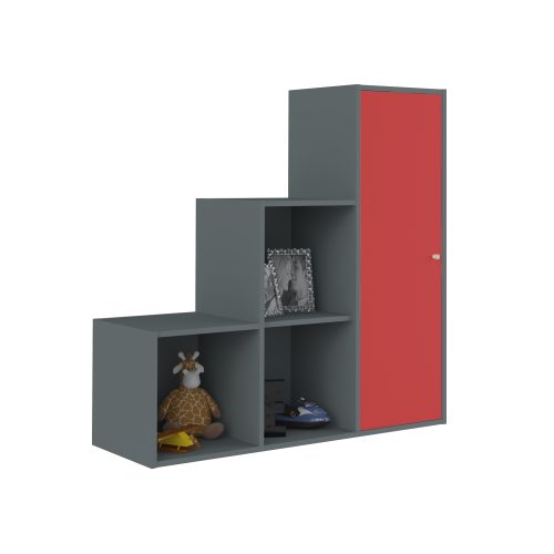 Casier de rangement modulable SNOW avec porte incluse mobilier enfant déco chambre d'enfants à st pierre 97410 livraison La Réunion 974