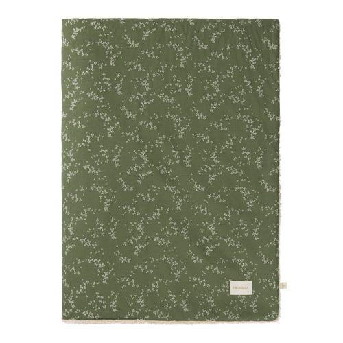 Couverture d'hiver fourrure green jasmine STORIES revendeur officiel NOBODINOZ magasin de décoration coton bio st pierre 97410 livraison LA REUNION 974