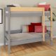 Lit superposé WOODY lit bateau bois massif magasin de mobilier enfant chambre d'enfant à st pierre 97410 livraison LA REUNION 974