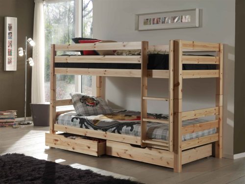 tiroir de rangement pour lit enfant en bois magasin de mobiliers enfant à st pierre 97410 livraison LA REUNION 974