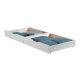 tiroir de rangement pour lit enfant en bois blanc magasin de mobiliers enfant à st pierre 97410 livraison LA REUNION 974