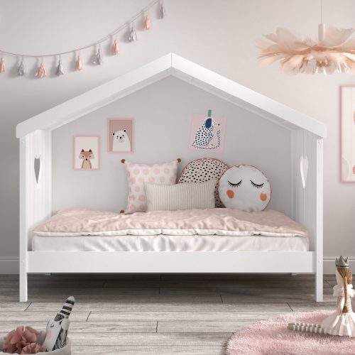 Lit Cabane ROMANCE 90x200 cm lit pour enfant original saint pierre ile de la reunion lit de princesse cabane pour fille 974