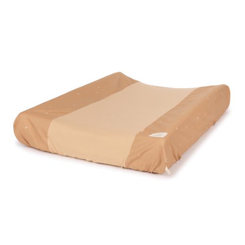 Matelas à langer en coton bio STORIES marque nobodinoz boutique puériculture pour bébé et enfant saint pierre de la Reunion 974 BLUSH LITTLE CHERRIES