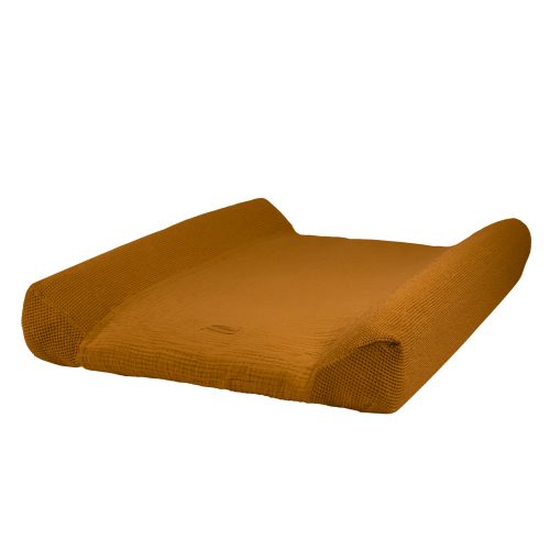 Matelas à langer en coton bio WABI SABI marque nobodinoz boutique puériculture pour bébé et enfant saint pierre de la Reunion 974 GOLDEN BROWN