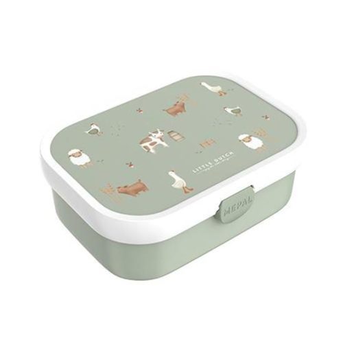 Lunch box LITTLE FARM boite à déjeuner bento pour enfant revendeur LITTLE DUTCH boutique pour enfant saint pierre ILE DE LA REUNION rentrée des classes écoles livraison 974