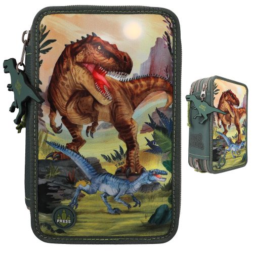 Trousse 3 compartiments LED DINO WORLD boutique enfant saint pierre reunion 974