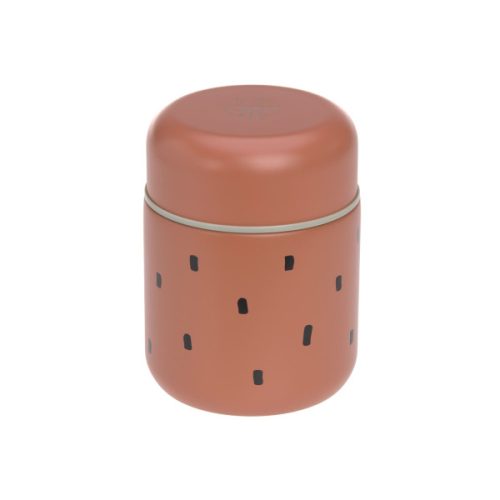 Thermos repas ou lunch box isotherme HAPPY PRINT en acier inoxydable revendeur officiel MARQUE LÄSSIG pour enfant boutique pour enfant saint pierre ILE DE LA REUNION rentrée des classes écoles livraison 974