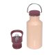 Gourde isotherme inox ROSE revendeur officiel MARQUE LÄSSIG pour enfant boutique pour enfant saint pierre ILE DE LA REUNION rentrée des classes écoles livraison 974