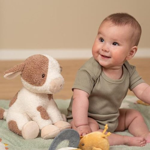 Peluche VACHE LITTLE FARM boutique de jouet enfant revendeur officiel Little Dutch saint pierre 97410 livraison la reunion 974