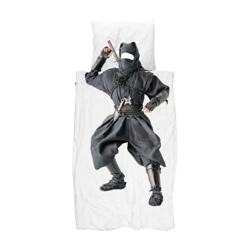 Parure de lit 140x200 NINJA en coton BIO