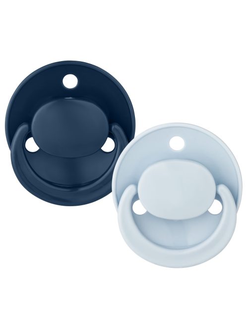 Lot de deux sucettes à bout rond en pur silicone, idéales pour apaiser votre bébé Le biberon français livraison ile de la réunion boutique puériculture et bebe saint pierre garantie Aucun bisphénol ni perturbateur endocrinien