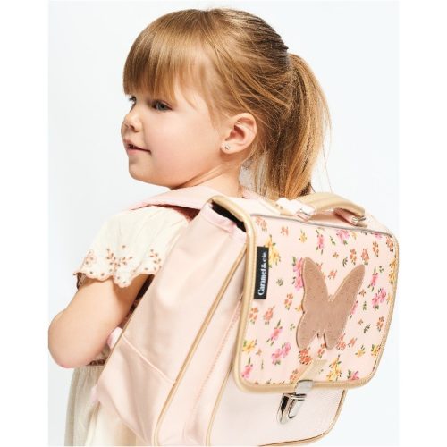 Petit cartable 32cm PAPILLON LIBERTY ROSE Rentrée des classes Maternelle boutique pour enfant saint pierre ILE DE LA REUNION rentrée des classes écoles livraison 974 caramel et Cie