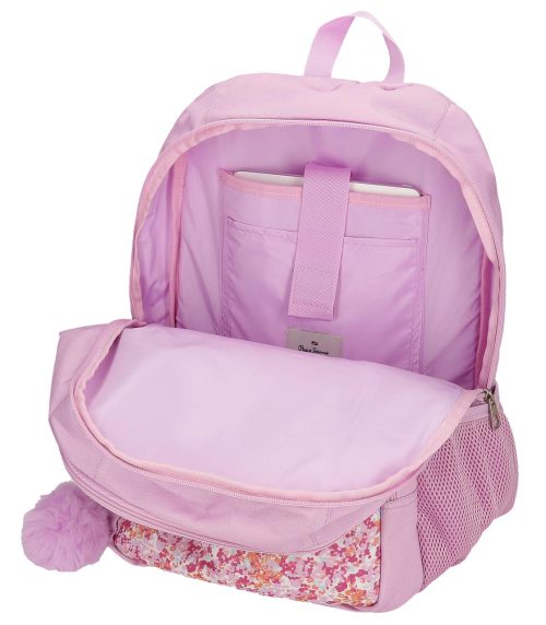 Sac à dos à roulettes pour école primaire cartable de qualité boutique pour enfant saint pierre ILE DE LA REUNION rentrée des classes écoles livraison 974 PEPE JEANS SANDRA FLOWER fille