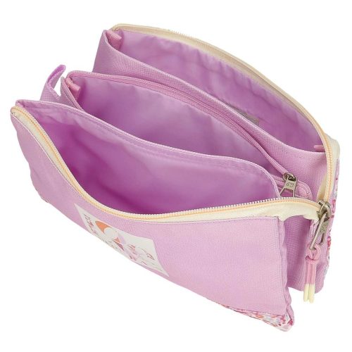 Trousse triple compartiment de qualité pour enfant boutique pour enfant saint pierre ILE DE LA REUNION rentrée des classes écoles livraison 974 fille PEPE JEANS SANDRA FLOWER