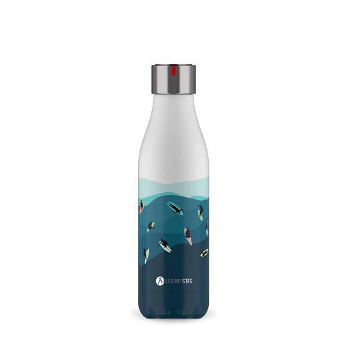 Gourde bouteille isotherme 500 ml acier inoxydable marque LES ARTISTES PARIS magasin enfant st pierre 97410 livraison LA REUNION 974