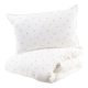 Parure housse de couette 100X140 coton bio Cerises revendeur LITTLE CREVETTE magasin pour enfant st pierre 97410 livraison 974 La Réunion