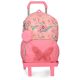 Sac à dos à roulettes pour école primaire cartable de qualité boutique pour enfant saint pierre ILE DE LA REUNION rentrée des classes écoles livraison 974 fille rose papillon