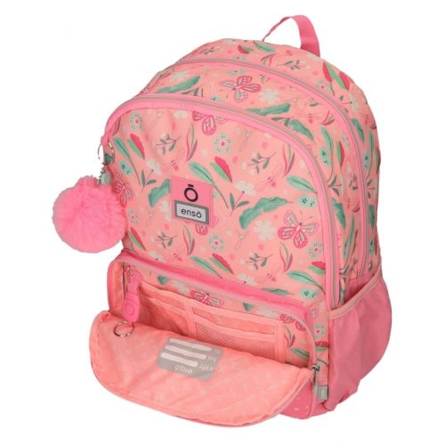 Sac à dos à roulettes pour école primaire cartable de qualité boutique pour enfant saint pierre ILE DE LA REUNION rentrée des classes écoles livraison 974 fille rose papillon