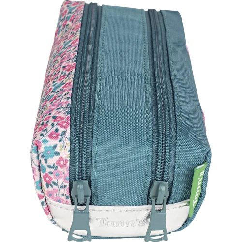 Trousse double compartiment Tann's école magasin pour enfant bagagerie st pierre 97410 livraison 974 la réunion rentrée des classes de qualité pour enfant fleurs fille