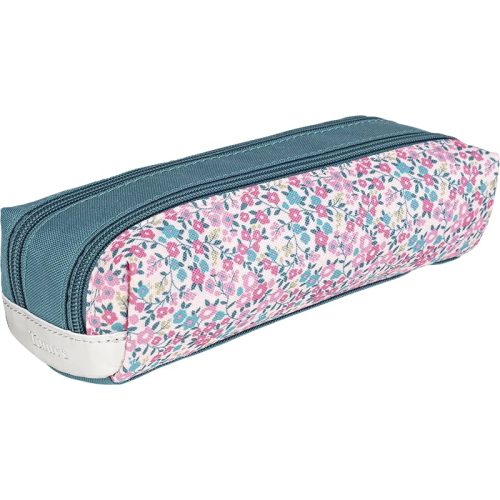 Trousse double compartiment Tann's école magasin pour enfant bagagerie st pierre 97410 livraison 974 la réunion rentrée des classes de qualité pour enfant fleurs fille