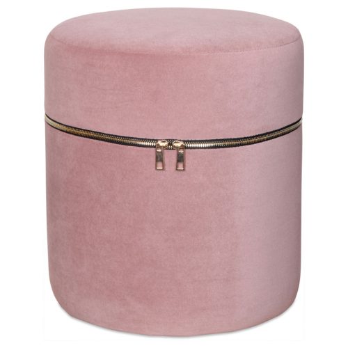 Pouf zip rose pouf coiffeuse magasin de déco chambre d'enfant à st pierre 97410 livraison LA REUNION 974