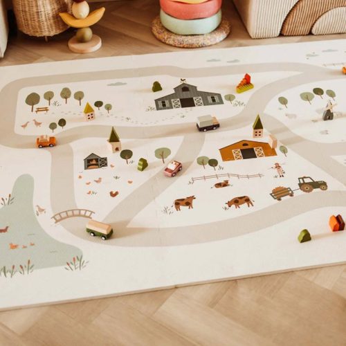 Tapis puzzle FERME tapis dalle enfant magasin jouets à st pierre 97410 livraison LA REUNION 974