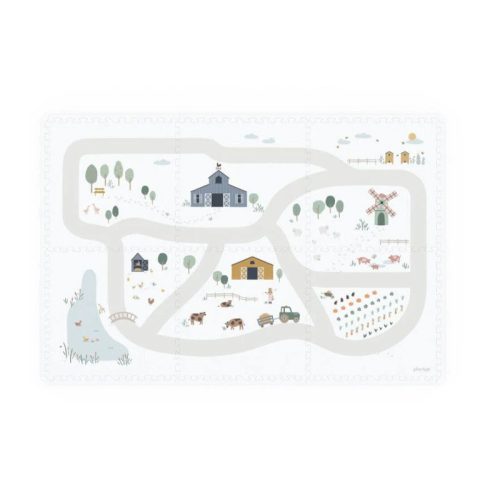 Tapis puzzle FERME tapis dalle enfant magasin jouets à st pierre 97410 livraison LA REUNION 974