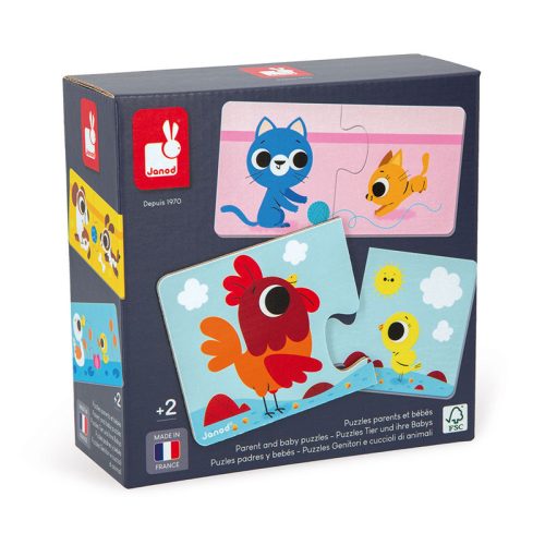 PUZZLE PARENTS ET BEBE ANIMAUX PUZZLE TOUT PETIT BEBE magasin de jouets à st pierre 97410 livraison la Réunion 974