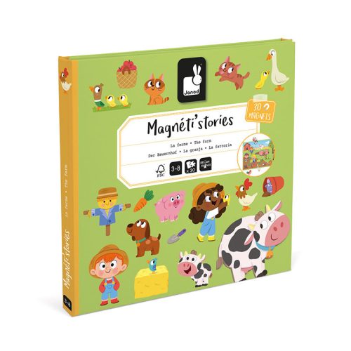 Magnéti'stories JANOD livre magnétique magasin de jouets à st pierre 97410 LIVRAISON la reunion 974