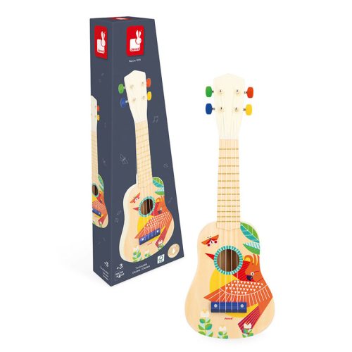 Youkoulélé en bois GIOIA instrument de musique en bois bébé marque JANOD magasin de jouets en bois à St pierre 97410 livraison LA REUNION 974