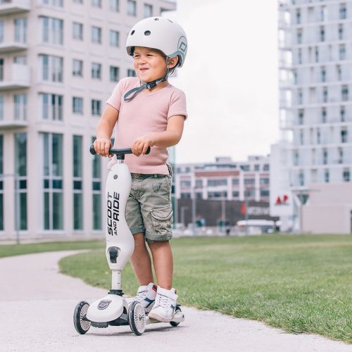 Porteur évolutif trottinette enfant BEIGE SCOOT AND RIDE magasin de jouet à st pierre 97410 livraison la Reunion 974