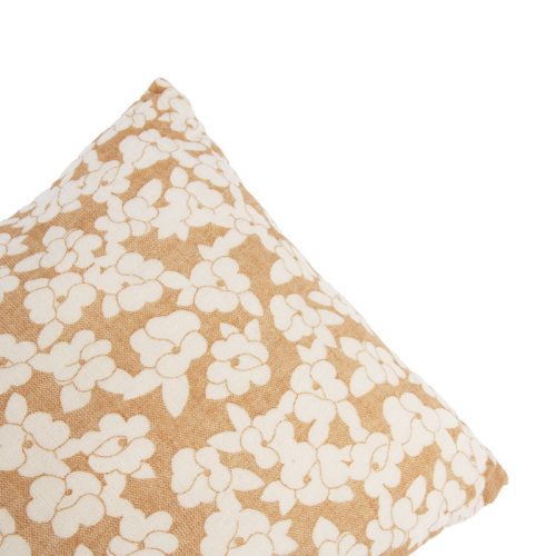 Coussin WABI SABI golden brown sakura revendeur NOBODINOZ à LA REUNION 974