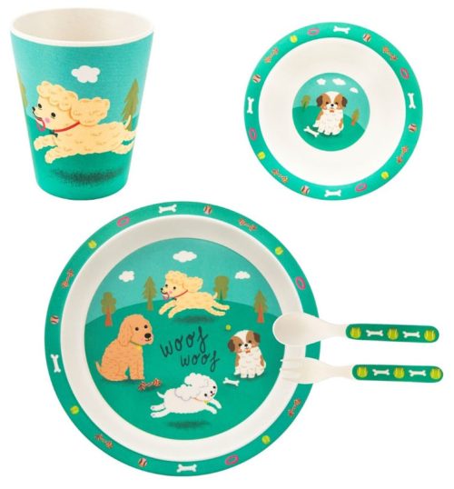 Coffret repas enfants Bambou Puppy repas bébé magasin de puériculture à st pierre 97410 livraison LA REUNION 974