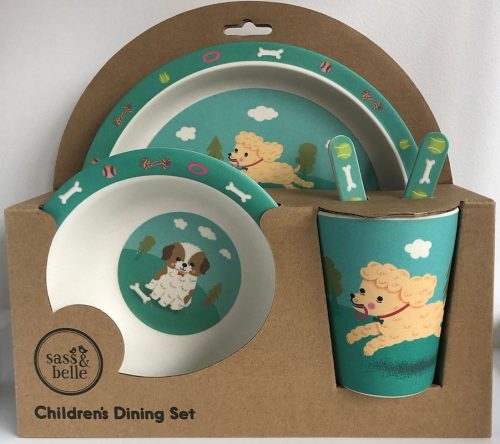 Coffret repas enfants Bambou Puppy repas bébé magasin de puériculture à st pierre 97410 livraison LA REUNION 974