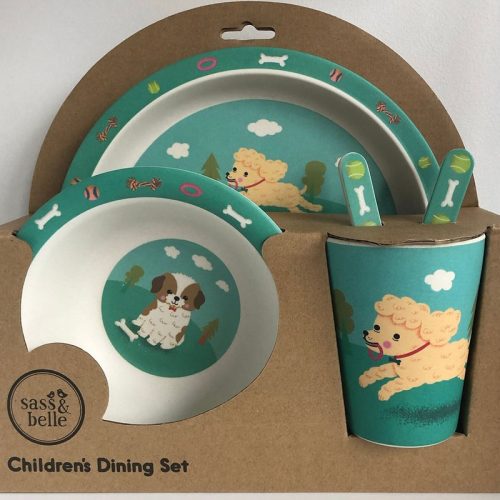 Coffret repas enfants Bambou Puppy repas bébé magasin de puériculture à st pierre 97410 livraison LA REUNION 974