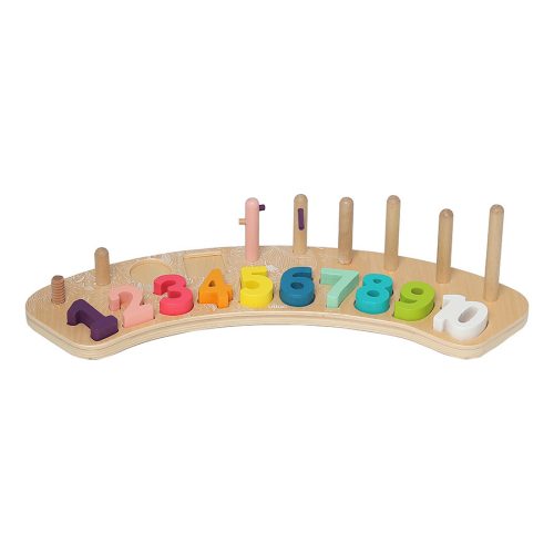 Jeu d'éveil 1,2,3 SOUS LA CANOPÉE apprendre à compter jeu éducatif montessori marque VILAC magasin de jouets en bois à st pierre 97410 livraison LA REUNION 974