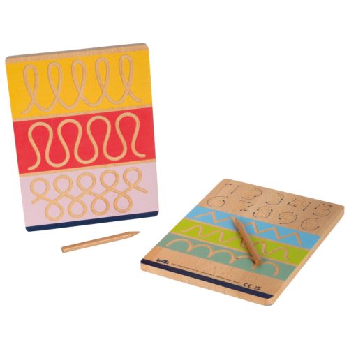 Kit Apprentissage des lettres et des chiffres tablettes en bois jeu éducatif montessori magasin de jouets en bois à st pierre 97410 Livraison LA REUNION 974