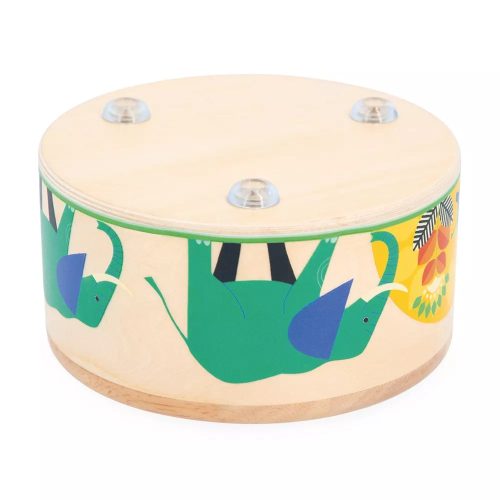 Tambour drum GIOIA instrument de musique enfant revendeur janod magasin de jouets en bois à saint pierre livraison LA REUNION 974