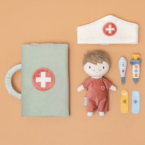 Set poupée en tissu Docteur revendeur officiel LITTLE DUTCH magasin de jouet et cadeau pour enfant saint pierre 97410 LA REUNION 974 livraison sur toute l'ile