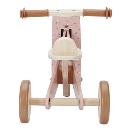 Tricycle en bois LITTLE PINK FLOWERS revendeur officiel LITTLE DUTCH boutique de jouets pour enfants saint pierre 97410 reunion livraison 974