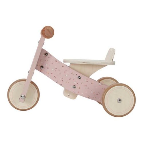 Tricycle en bois LITTLE PINK FLOWERS revendeur officiel LITTLE DUTCH boutique de jouets pour enfants saint pierre 97410 reunion livraison 974